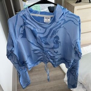 Gymshark Blue Marble Hoodie